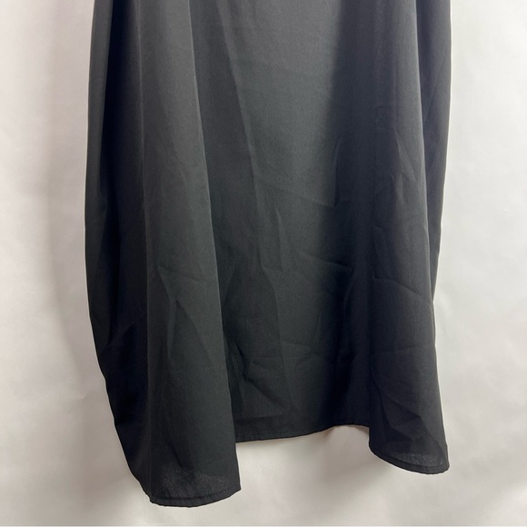 Time and Tru Black Slip Dress, Adjustable Straps, Polyester, Minimalist - Picture 4 of 9